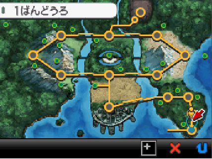 Pokemon World  on The Isshu Town Map