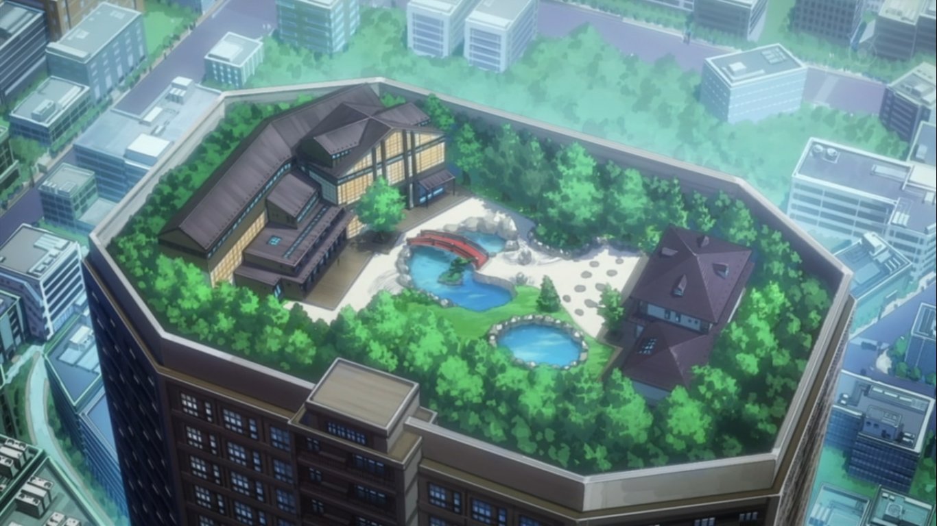 Многоквартирный дом из аниме